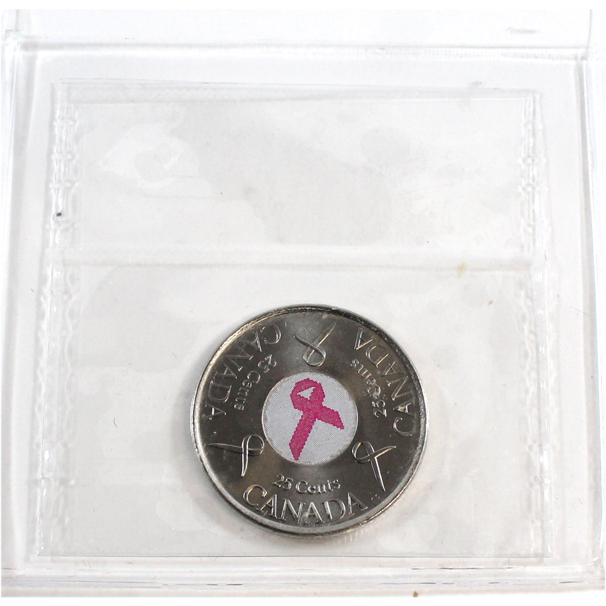 2006P Pink Ribbon Canada 25-cents ICCS Certified MS66