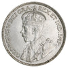 1929 Canada 25-cents Almost Uncirculated (AU-50) $