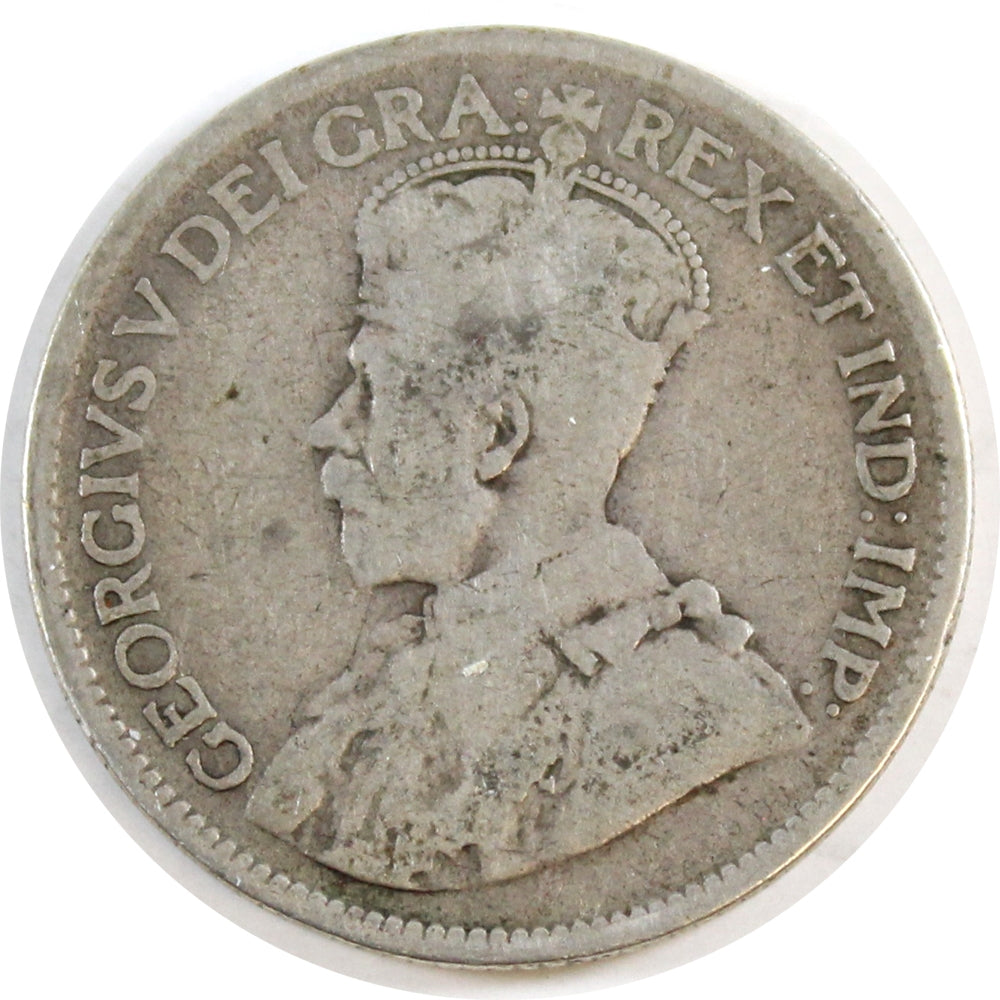 1936 Bar Canada 25-cents About Good (AG3)