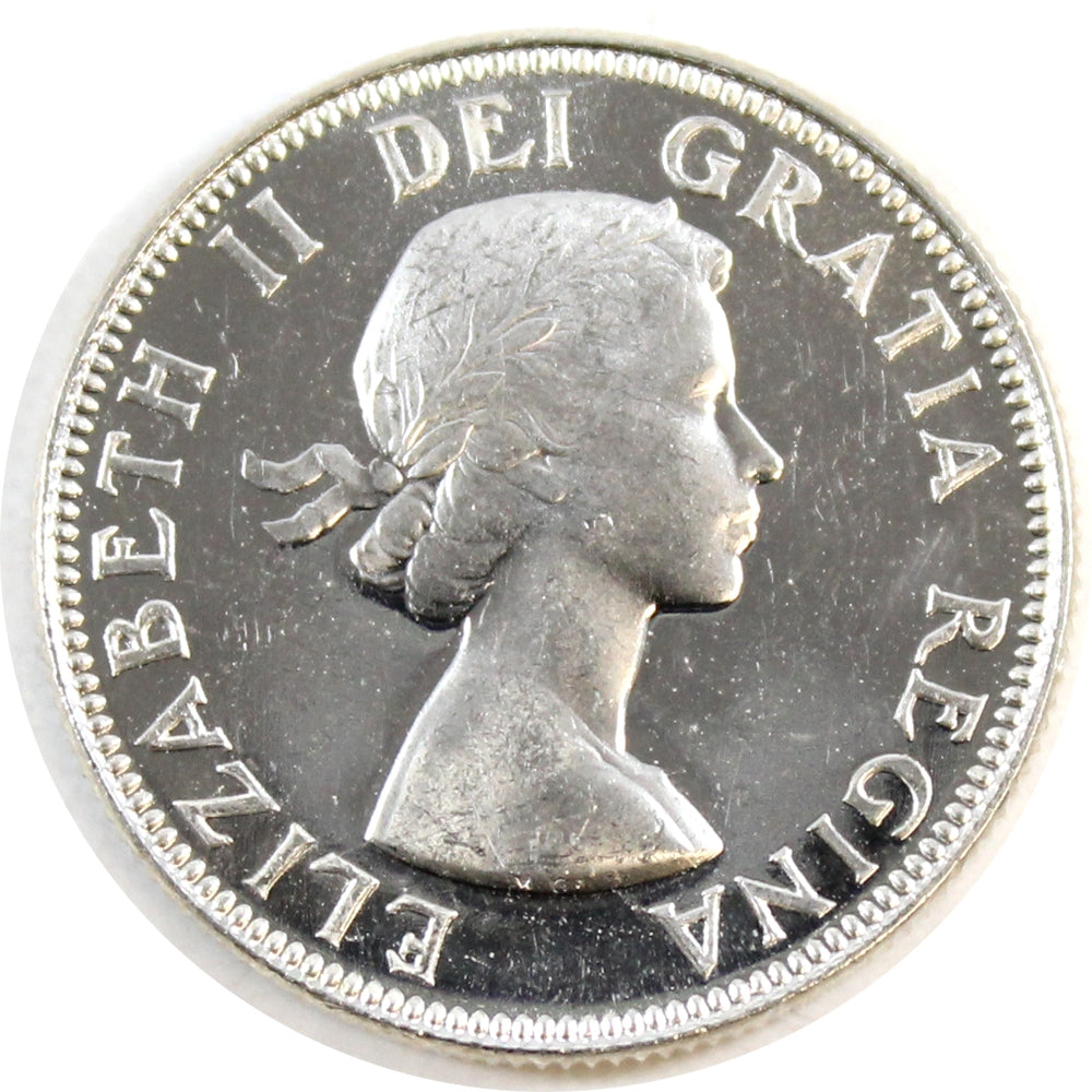 1953 Large Date NSS Canada 25-cents BU (MS63) Heavy Cameo