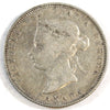 1886 Normal 6 Obv. 2 SBE Canada 25-cents Very Fine (VF20) $