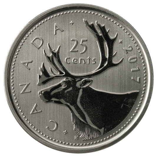 2017 Caribou Canada 25-cents Specimen