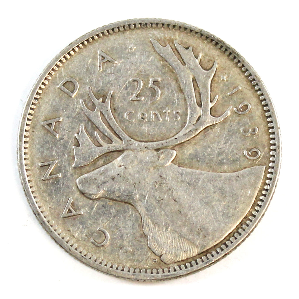 1939 Canada 25-cents VG-F (VG10)