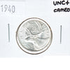 1940 Canada 25-cents UNC+ Cameo (MS62)