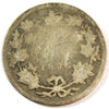 1886 Normal 6 Obv. 5 SBE Canada 25-cents About Good (AG3)