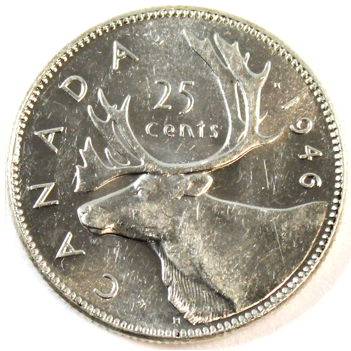 1946 Canada 25-cents AU-UNC (AU55)