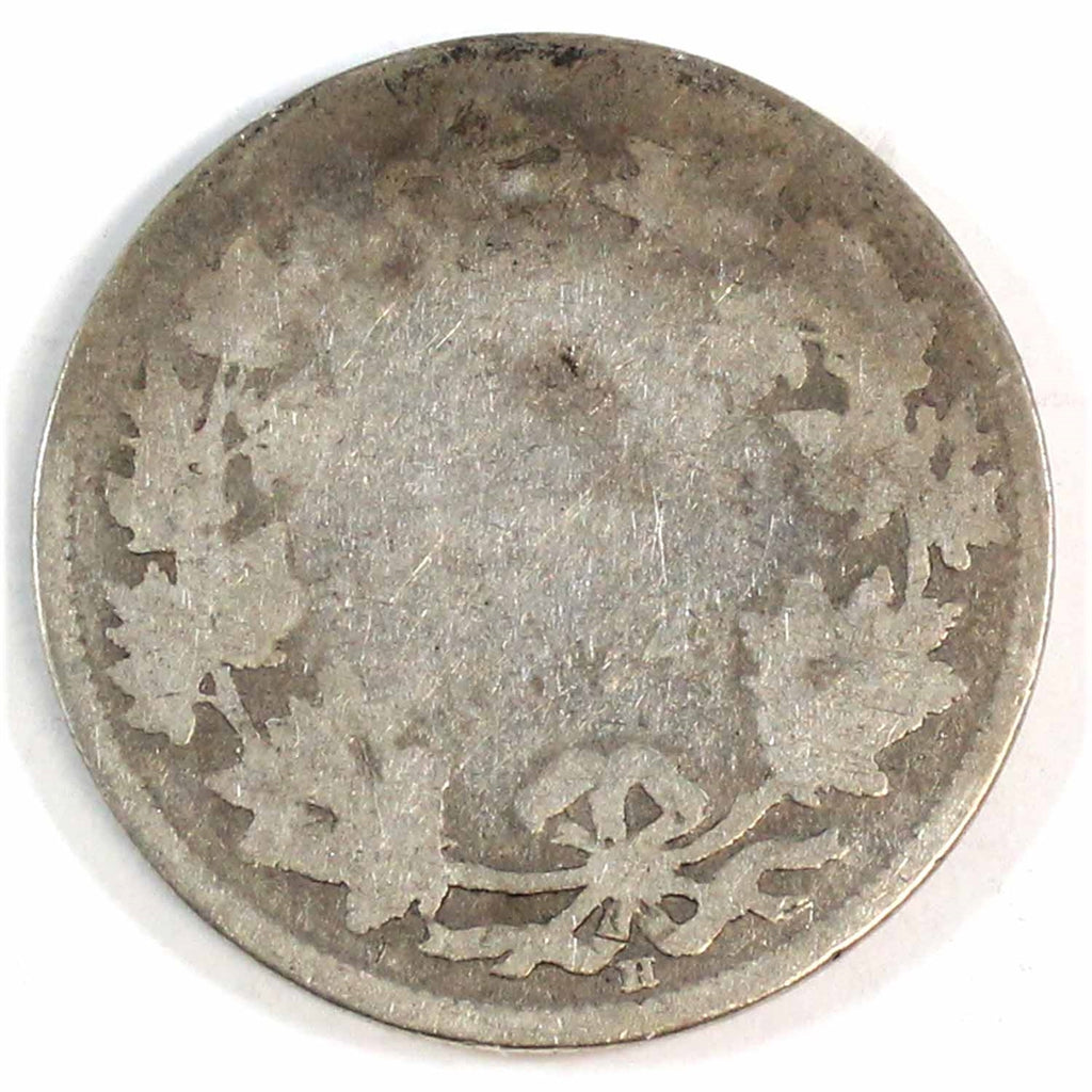 1874H Canada 25-cents Poor