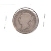 1886 Normal 6 Obv. 5 SBE Canada 25-cents Good (G4)