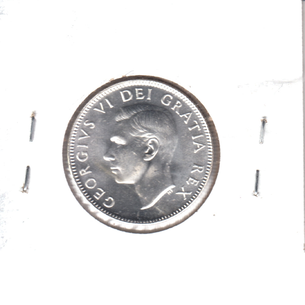1952 Low Relief Canada 25-cents Choice BU (MS64) $