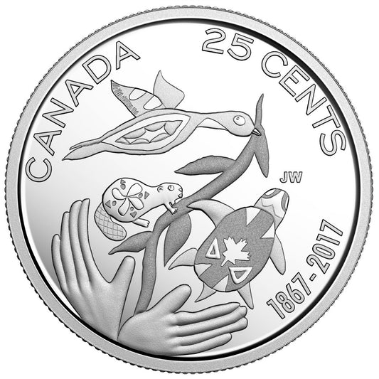 2017 Hope For a Green Future Canada 25-cents Silver Proof (No Tax)