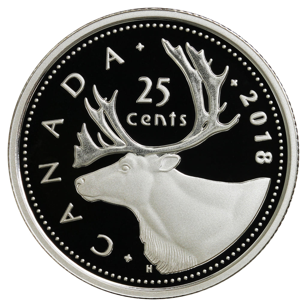 2018 Canada 25-cents Silver Proof (No Tax)