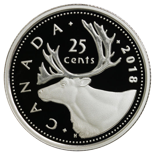 2018 Canada 25-cents Silver Proof (No Tax)