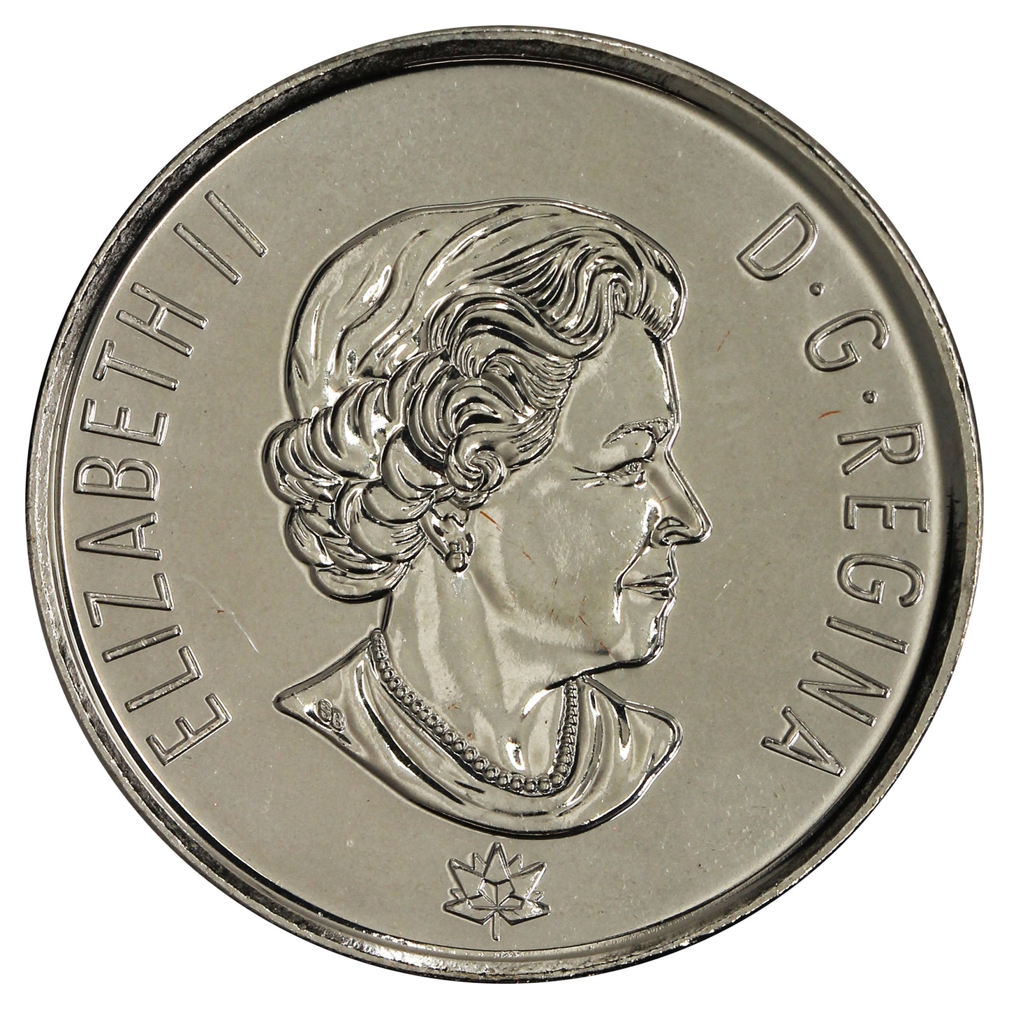 2017 Uncoloured Hope For a Green Future Canada 25-cents Brilliant Uncirculated (MS63)