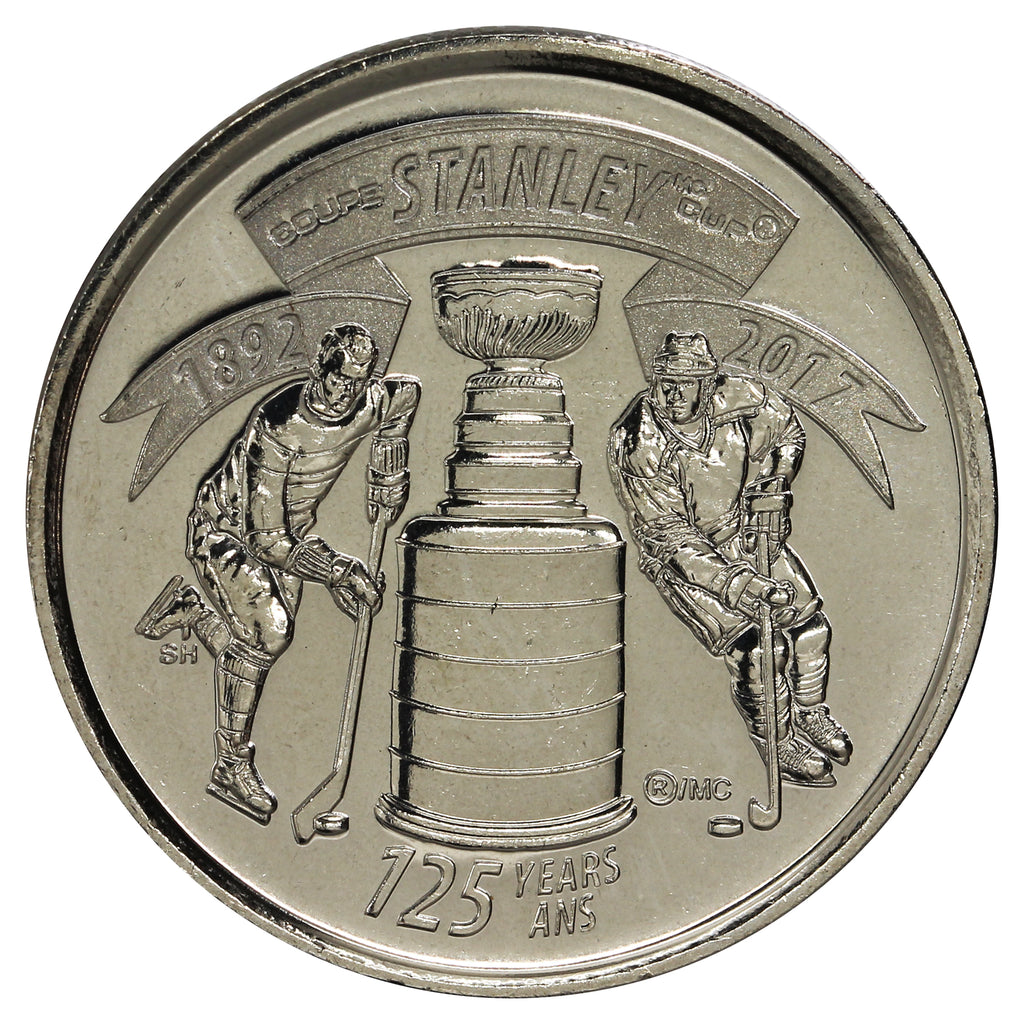 2017 Stanley Cup Canada 25-cents Brilliant Uncirculated (MS63)