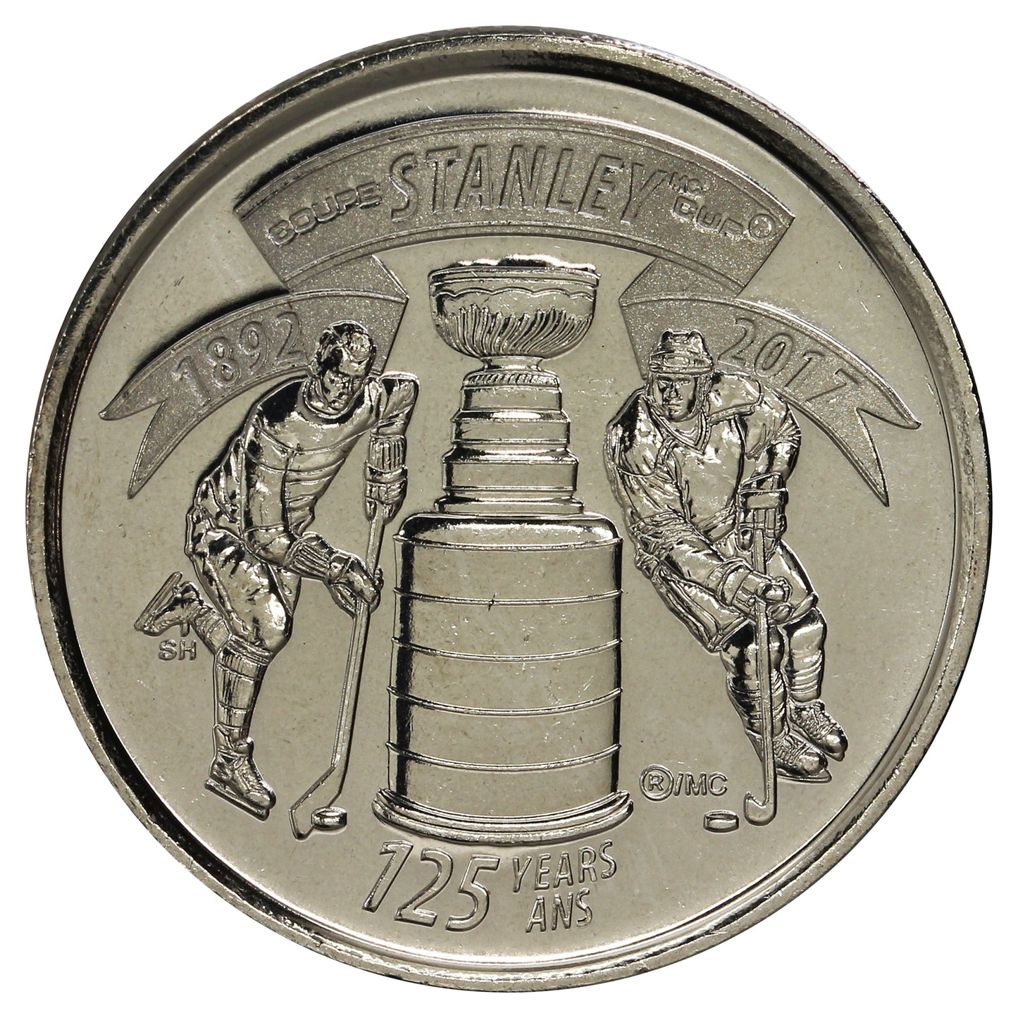 2017 Stanley Cup Canada 25-cents Brilliant Uncirculated (MS63)