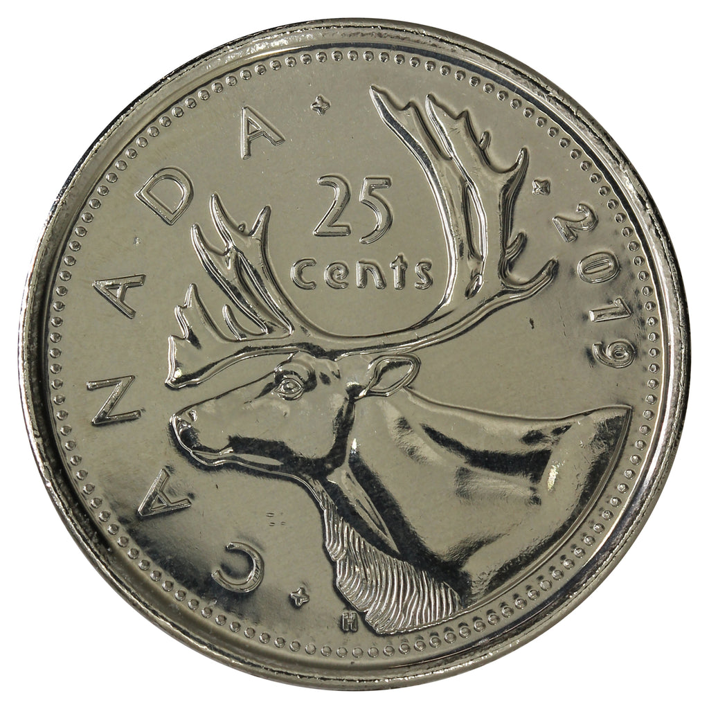 2019 Canada 25-cents Brilliant Uncirculated (MS63)