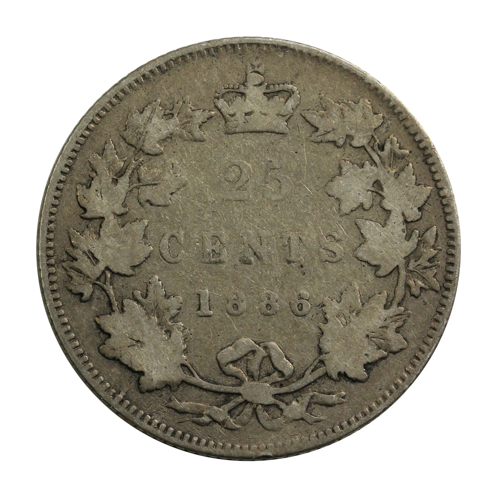 1886 Normal 6, Obv. 2 SBE G-VG (G6) $