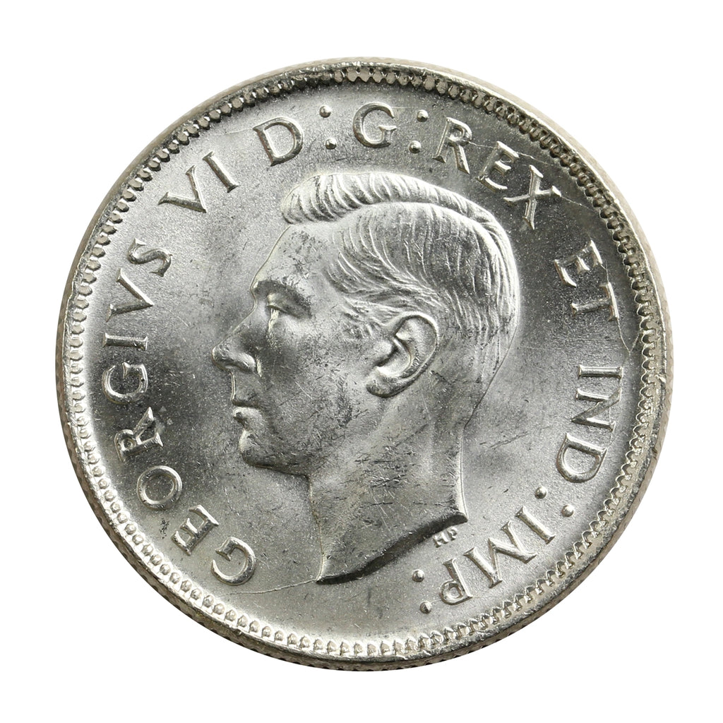 1942 Canada 25-cents Choice Brilliant Uncirculated (MS64) $
