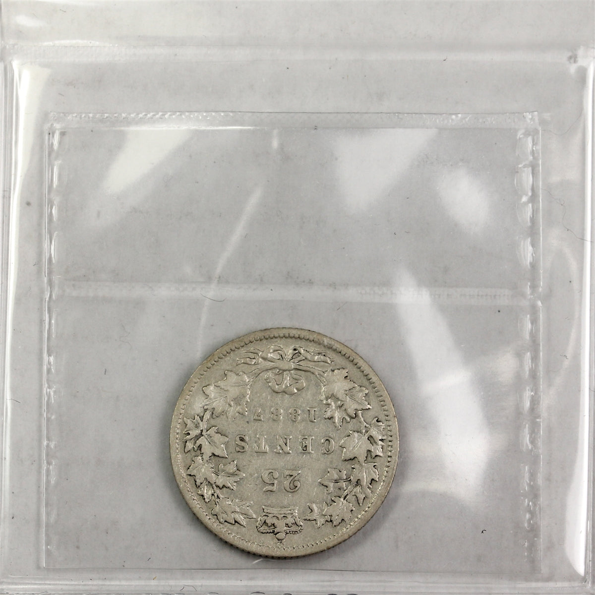 1887 Canada 25-cents ICCS Certified VG8