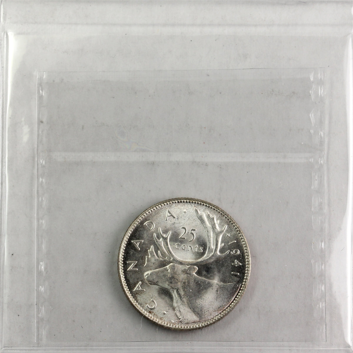 1941 Canada 25-cents ICCS Certified MS64