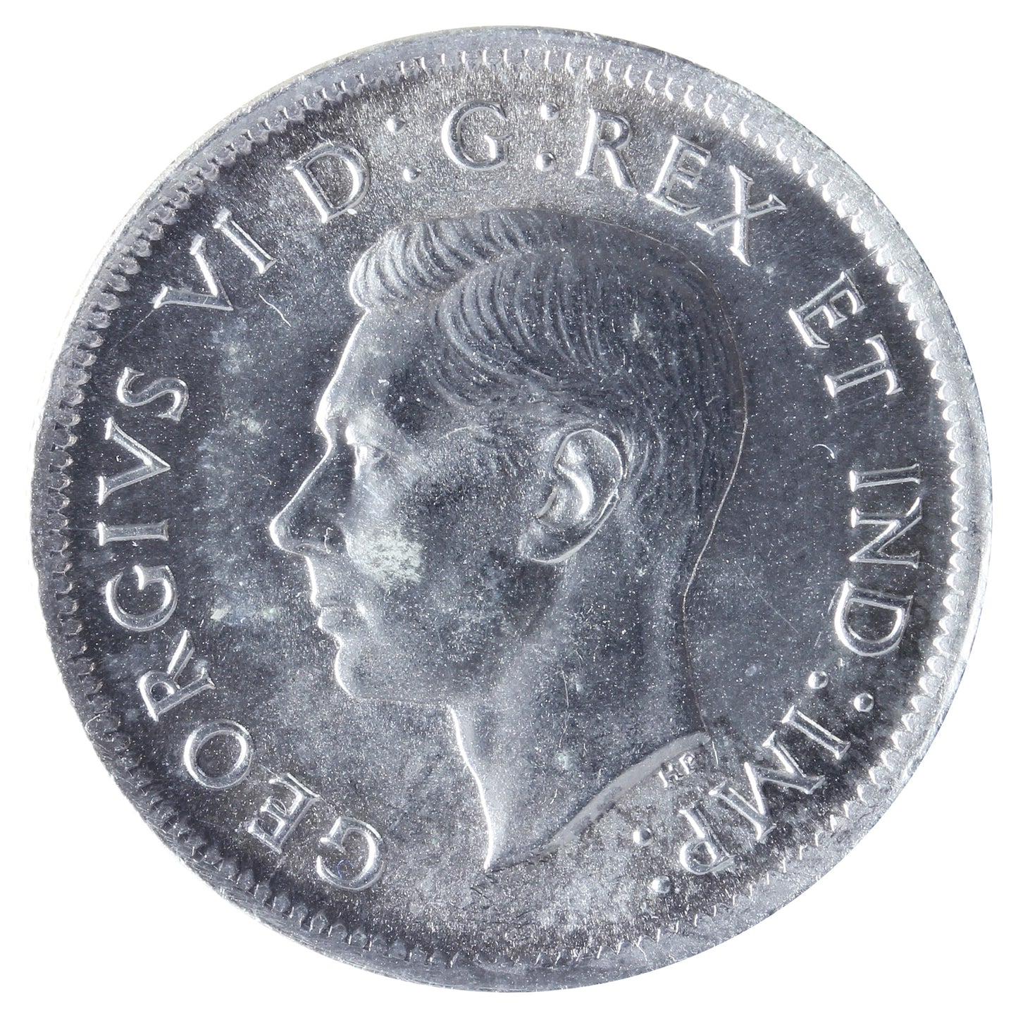 1942 Canada 25-cents ICCS Certified MS65 (XQM 437)