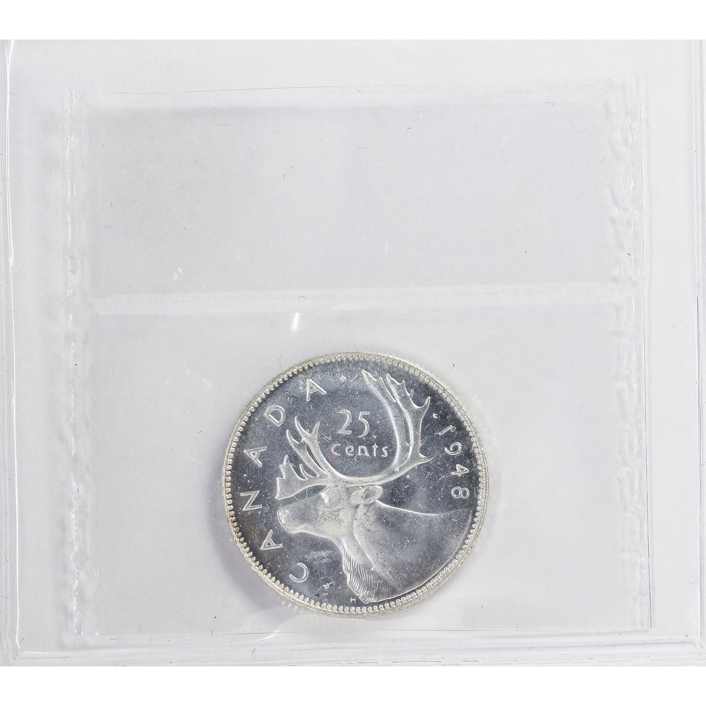 1948 Canada 25-cents ICCS Certified MS64 (XWY 380)