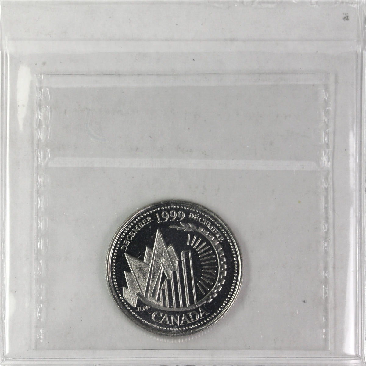 1999 December Canada 25-cents ICCS Certified MS64