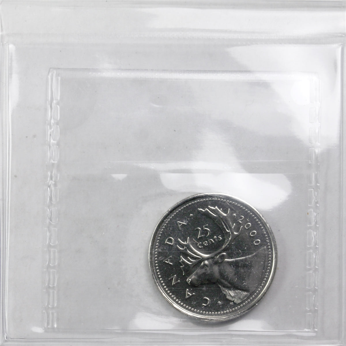 2000 Caribou Canada 25-cents ICCS Certified MS66 Numismatic BU
