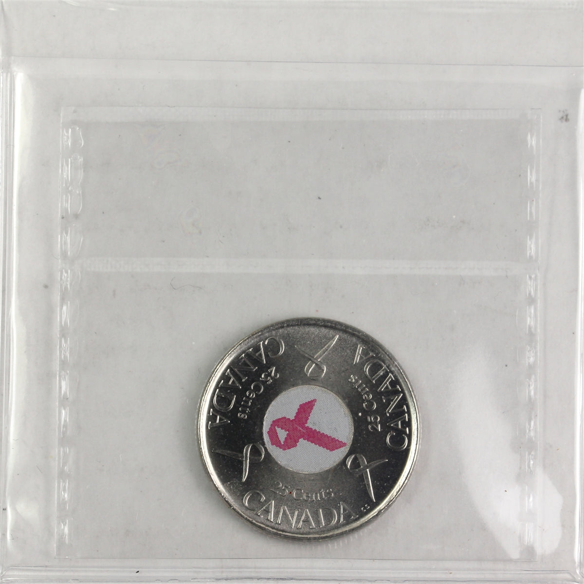 2006P Pink Ribbon Canada 25-cents ICCS Certified MS64