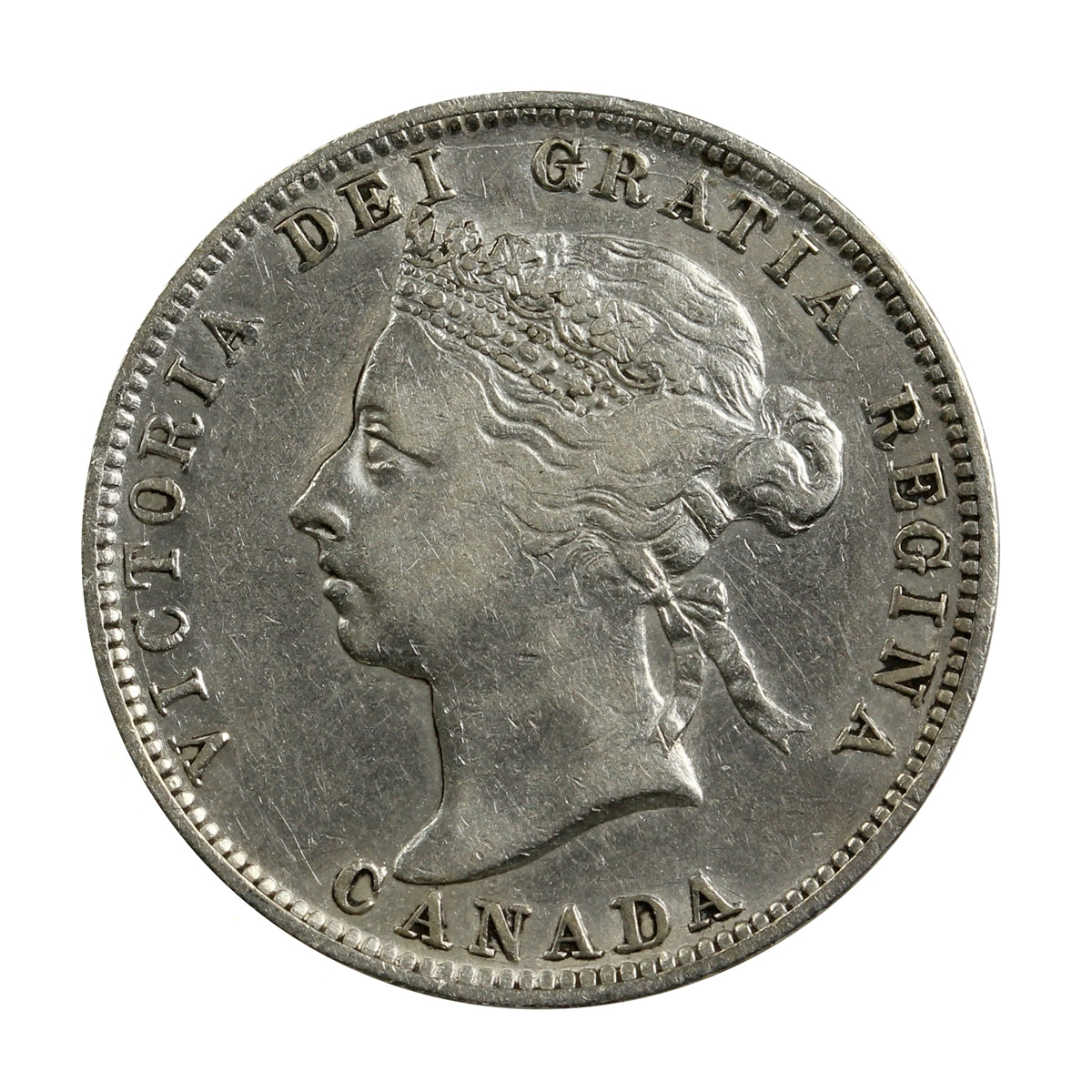 1891 Canada 25-cents Very Fine (VF20) $