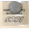 1880H Narrow/Wide 0 Canada 25-cents ICCS Certified G6