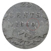 1880H Narrow/Wide 0 Canada 25-cents ICCS Certified G6