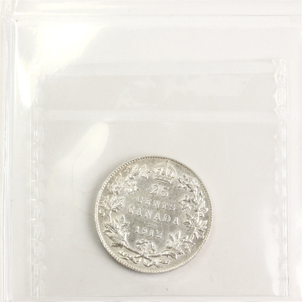 1912 Canada 25-cents ICCS Certified EF40