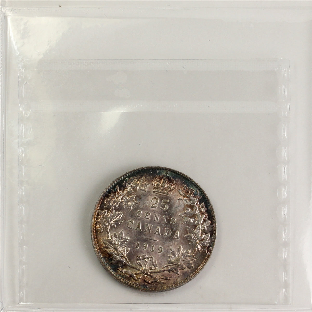 1919 Canada 25-cents ICCS Certified MS62