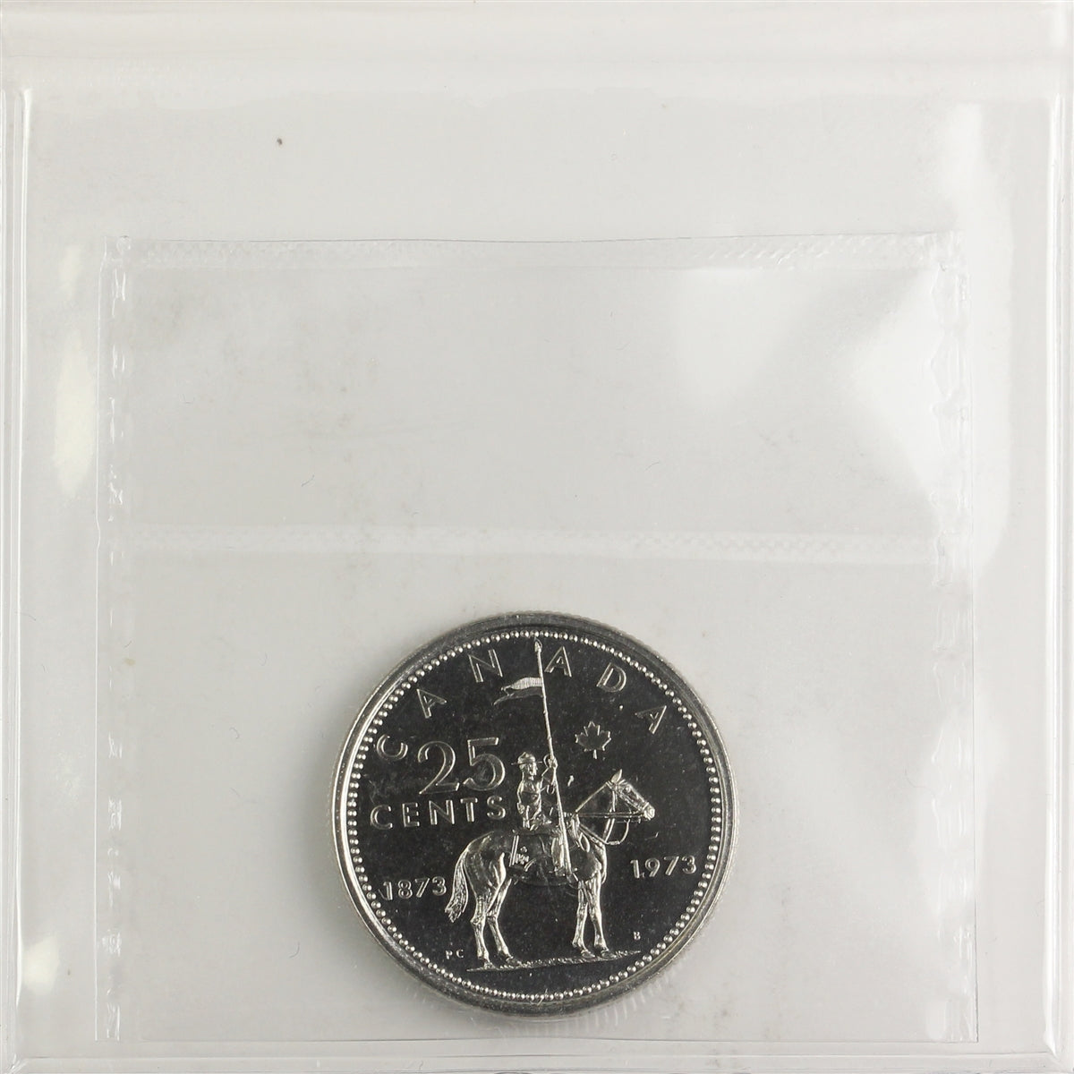 1973 Large Bust Canada 25-cents ICCS Certified SP-64