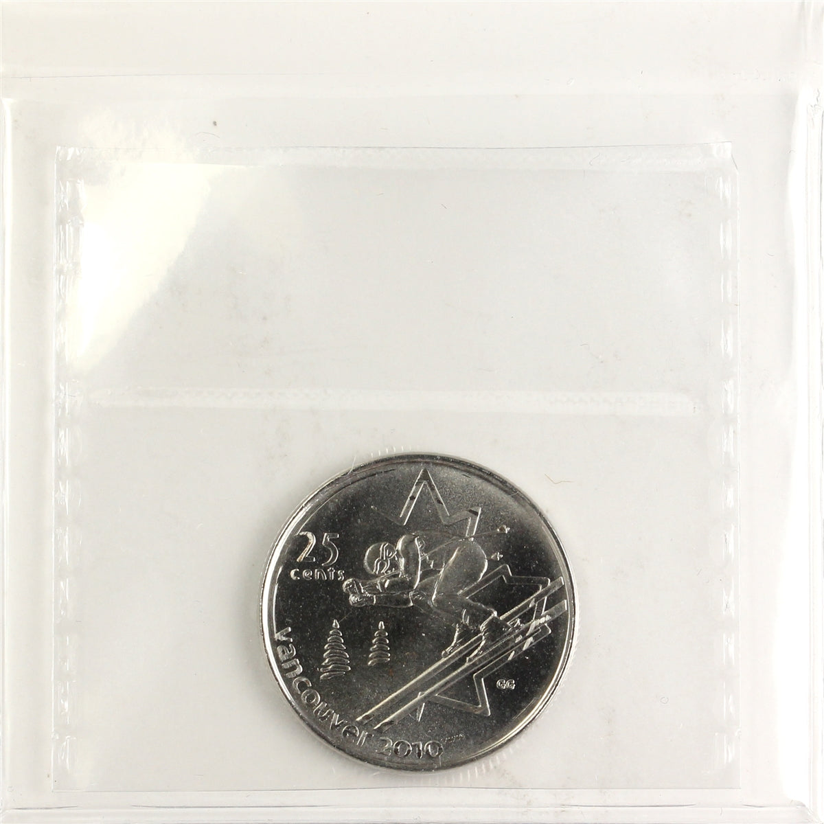 2007 Alpine Skiing Canada 25-cents ICCS Certified MS64