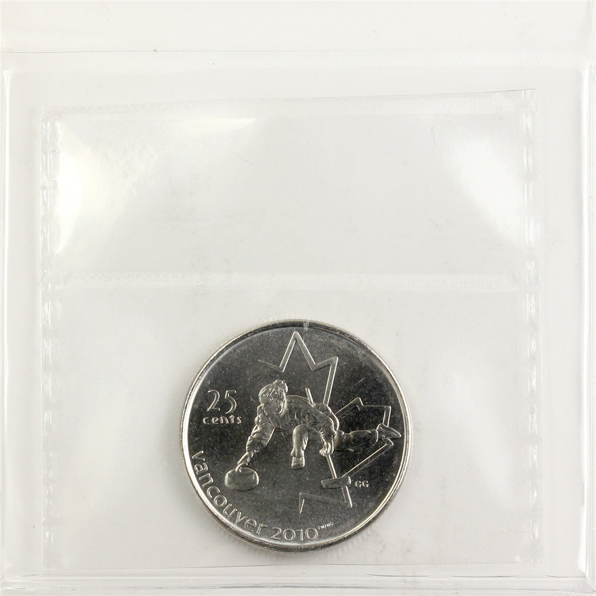 2007 Wheelchair Curling Canada 25-cents ICCS Certified MS64