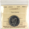 2022 Caribou Canada 25-cents ICCS Certified MS-66