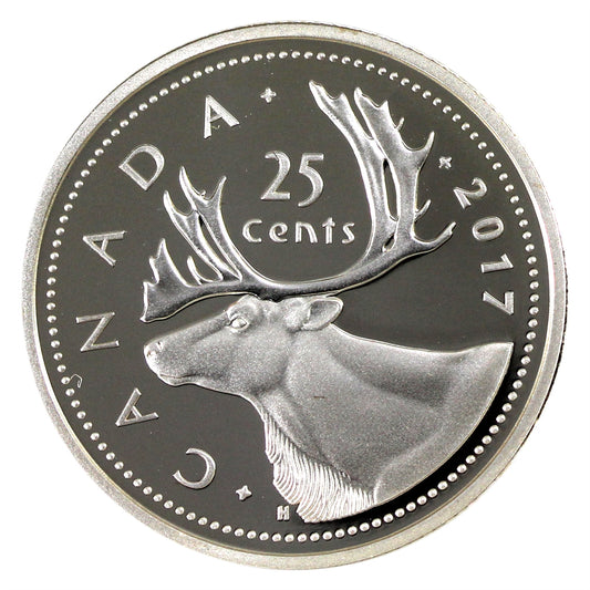 2017 Caribou Canada 25-cents Silver Proof (No Tax)