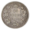 1886 Normal 6 Obv. 4 SBE Canada 25-cents Fine (F12) $