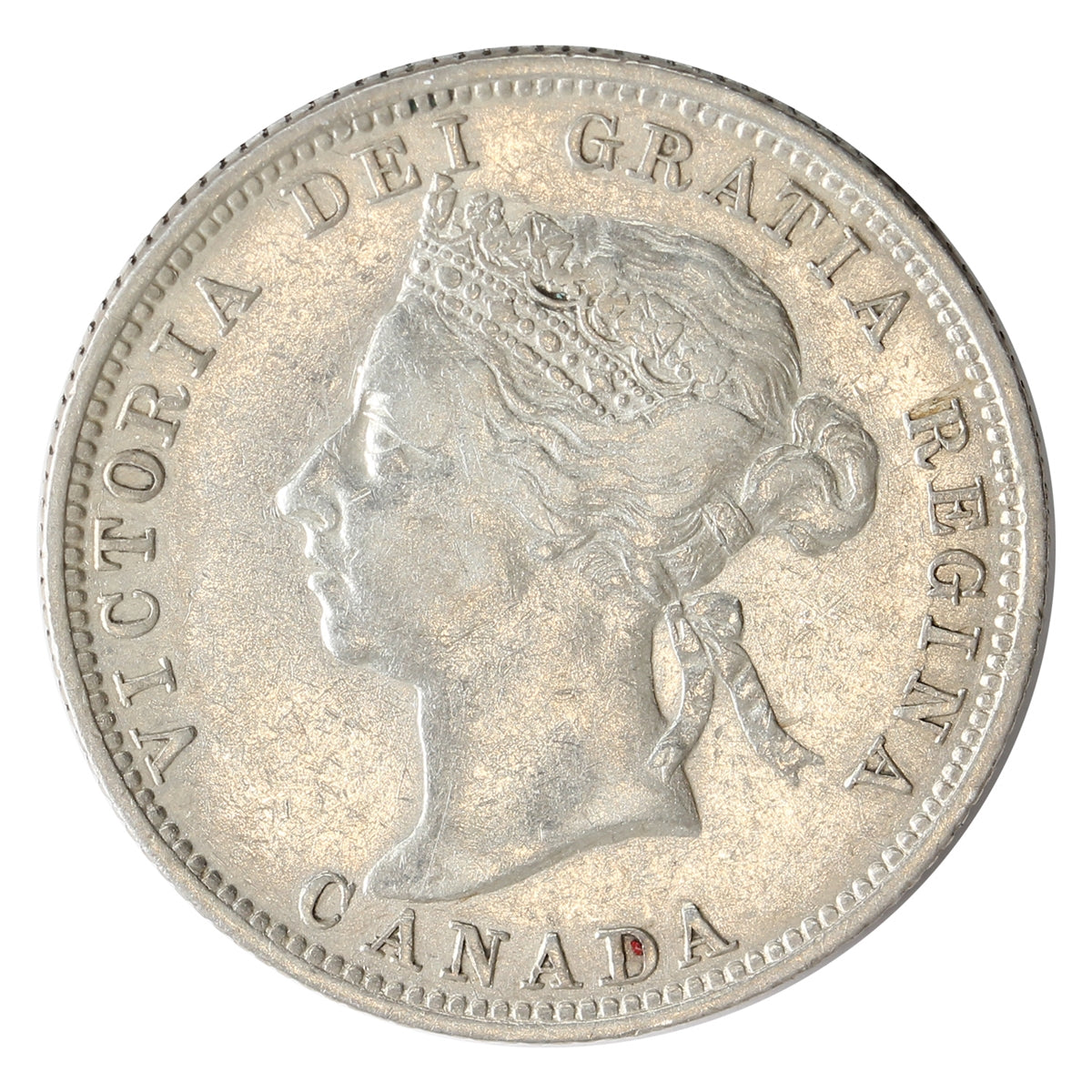 1888 Canada 25-cents Extra Fine (EF40) $