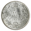 1930 Canada 25-cents Brilliant Uncirculated (MS63) $
