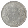 1871 Obv. 1 Canada 25-cents ICCS Certified EF40