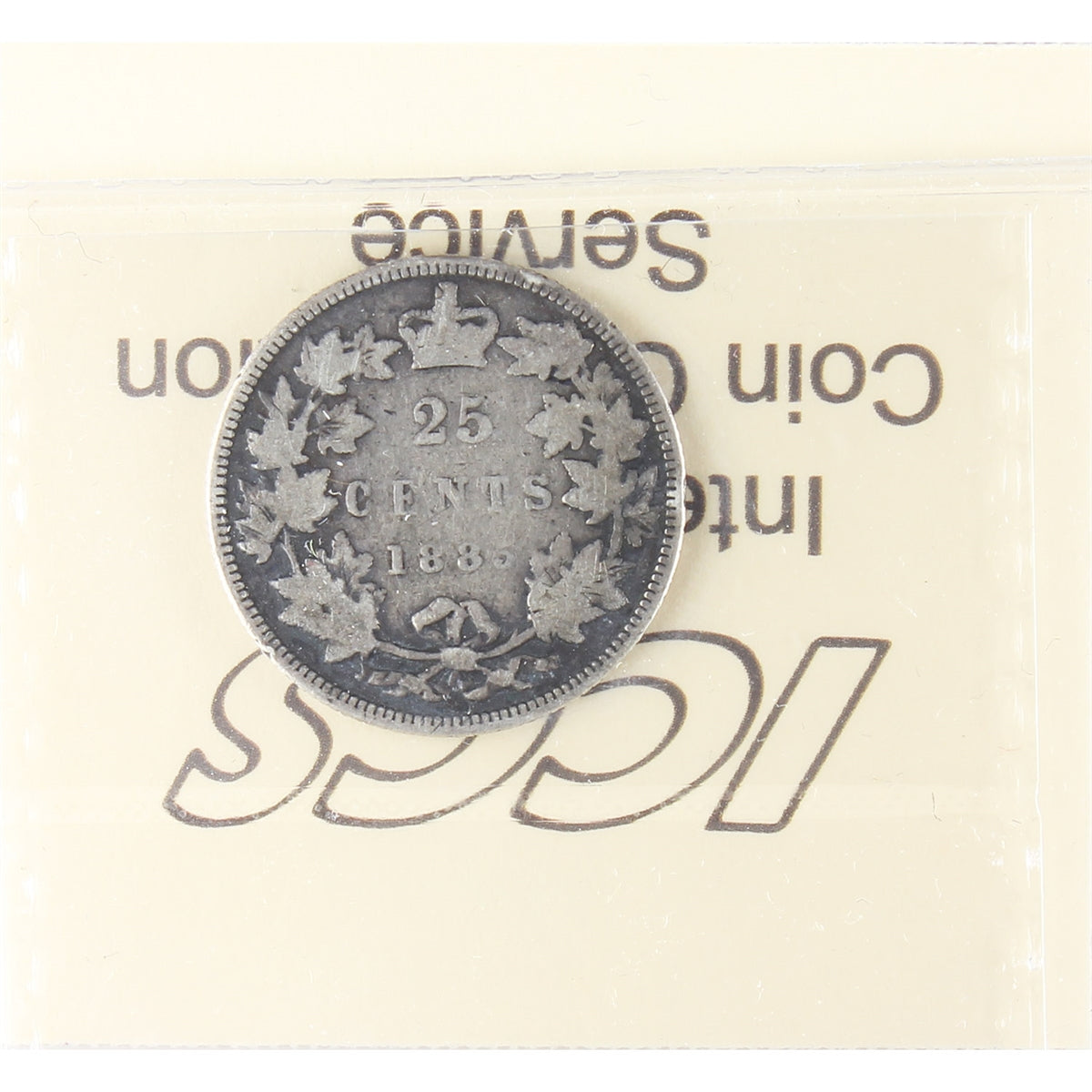 1885 Canada 25-cents ICCS Certified G4