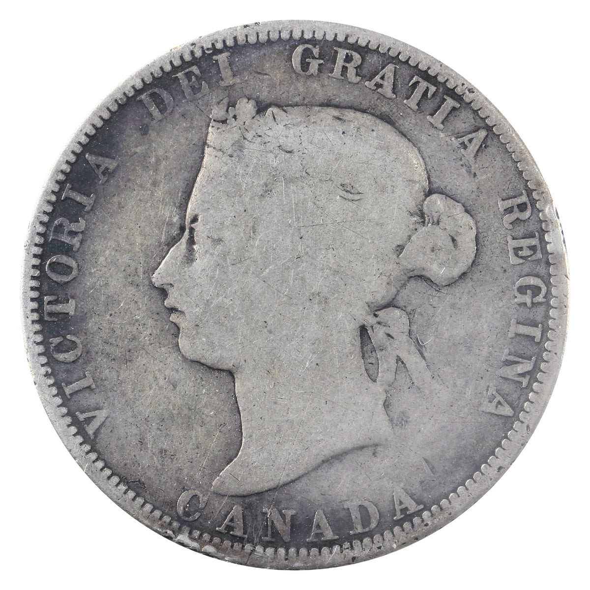 1885 Canada 25-cents ICCS Certified G4