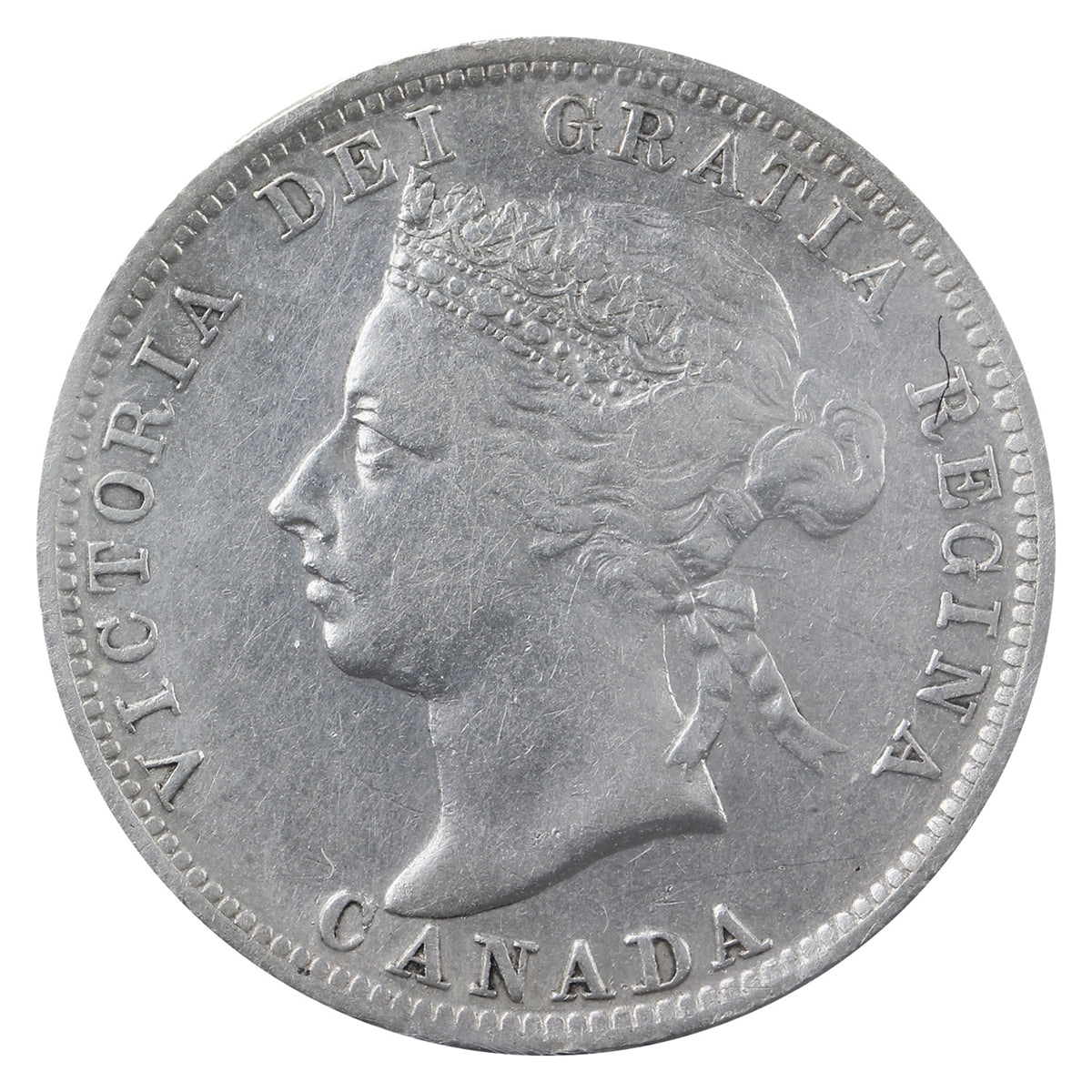 1894 Canada 25-cents ICCS Certified VF30