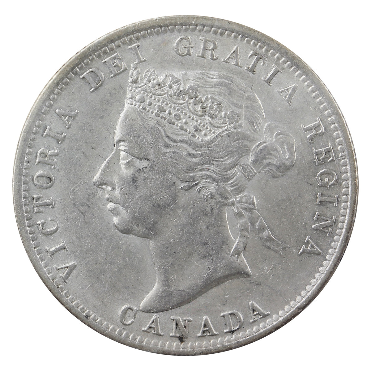 1901 Canada 25-cents ICCS Certified EF45