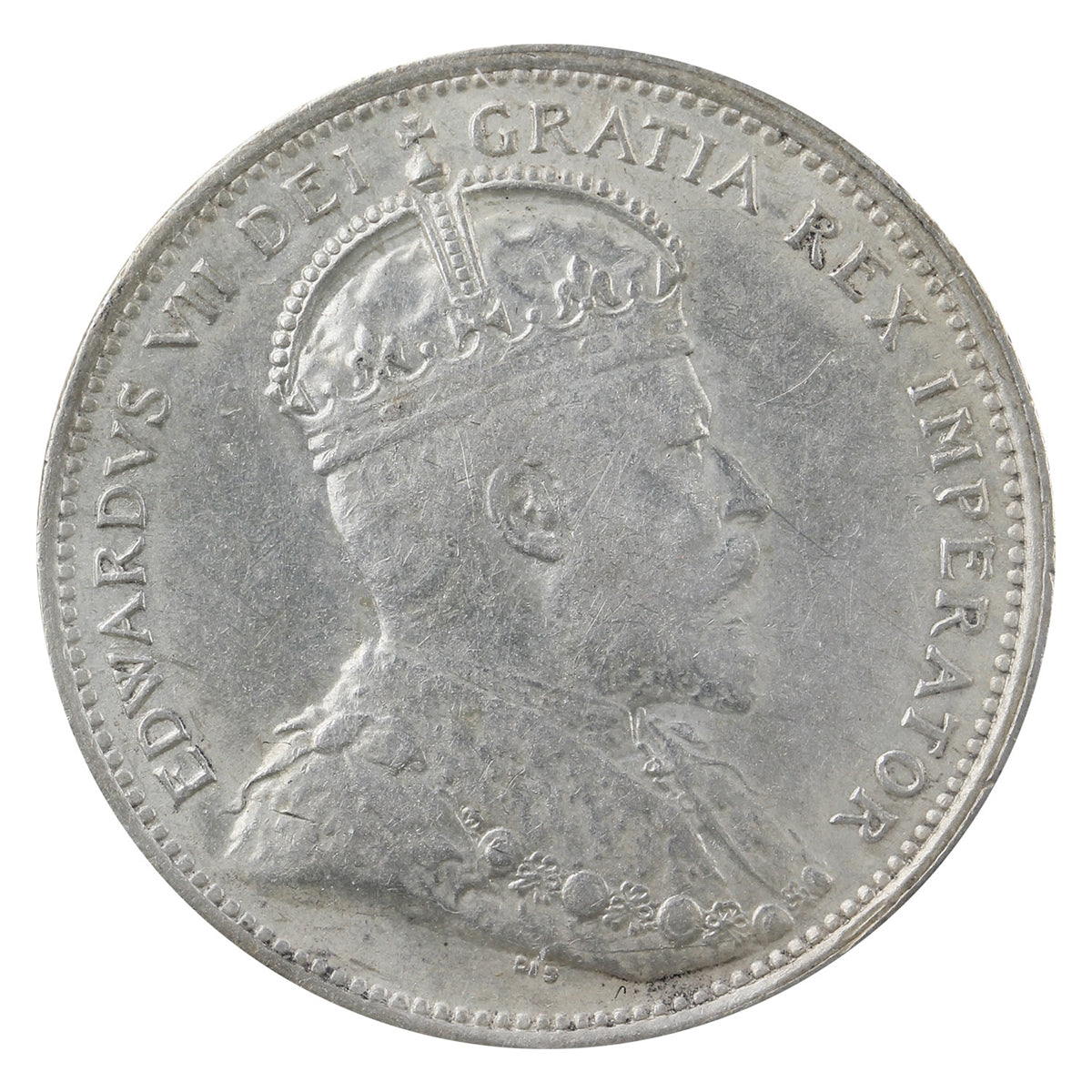 1905 Canada 25-cents ICCS Certified EF40
