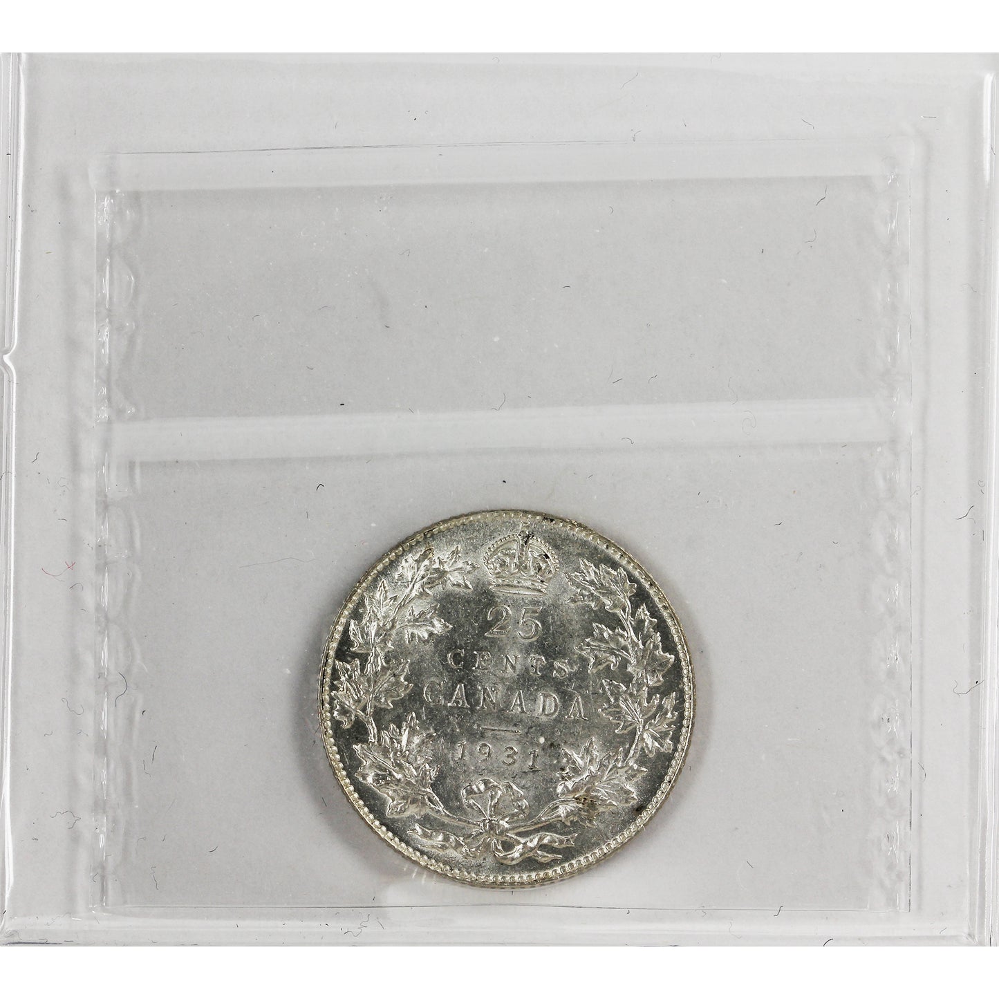 1931 Canada 25-cents ICCS Certified MS62 (XXR 599)