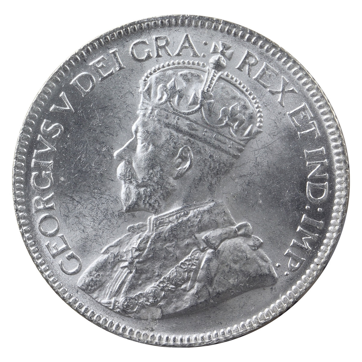 1933 Canada 25-cents ICCS Certified MS63